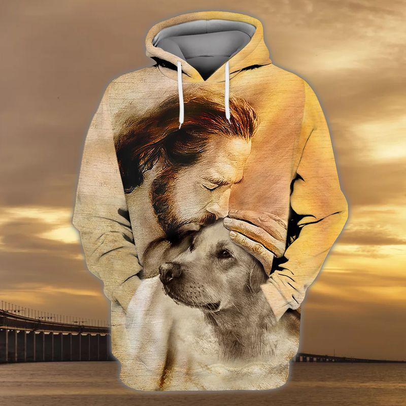 Labrador Retriever With God Unisex Hoodie
