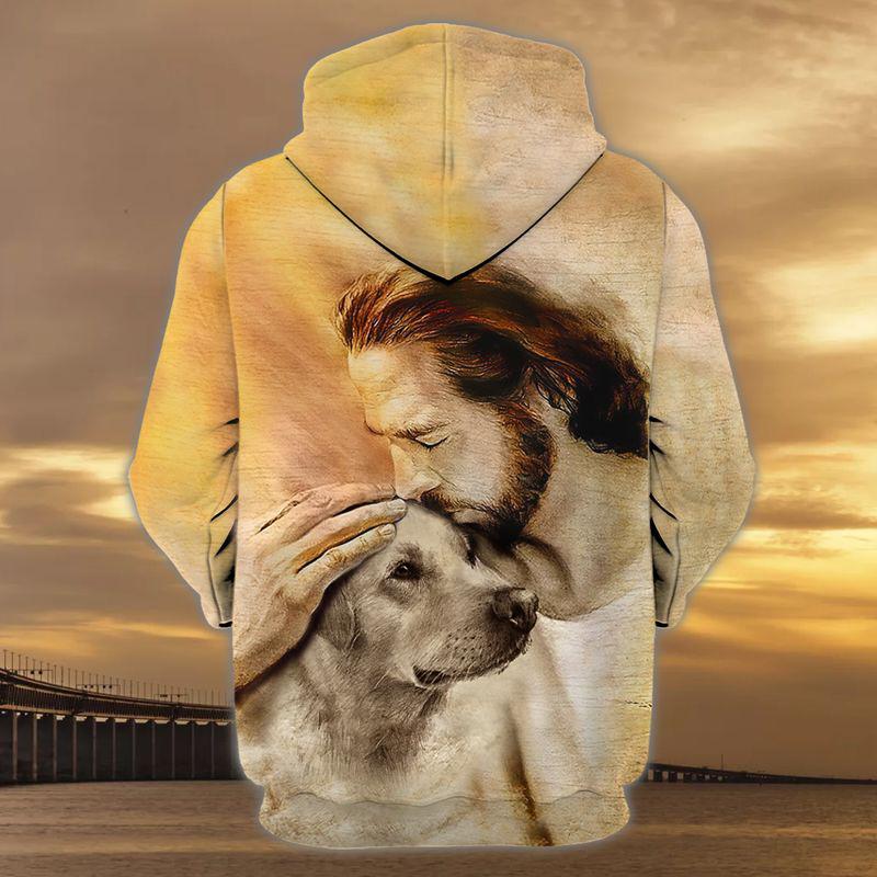 Labrador Retriever With God Unisex Hoodie