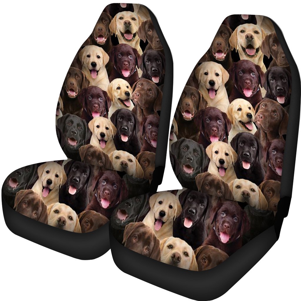 A Bunch Of Labradors Car Seat Cover