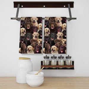 A Bunch Of Labradors Kitchen Towel