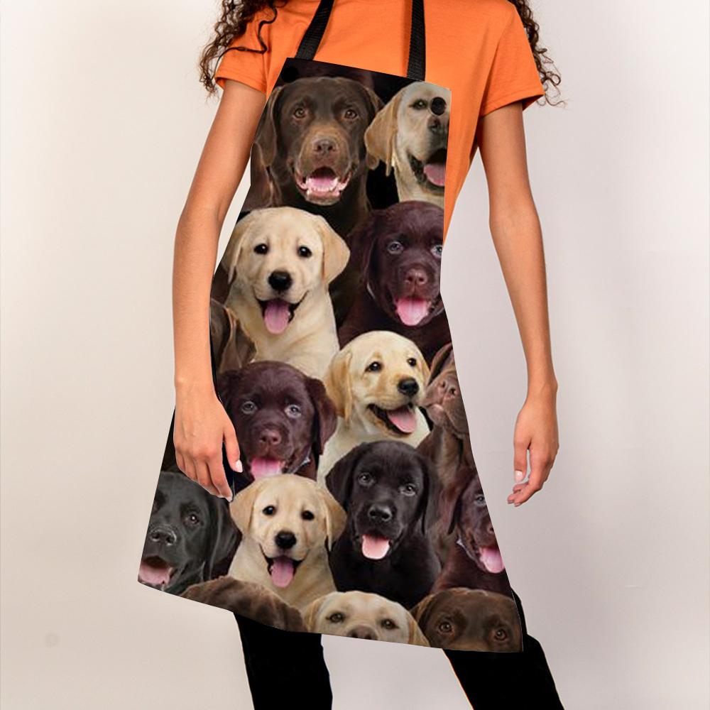 A Bunch Of Labradors Apron/Great Gift Idea For Christmas