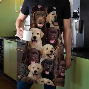 A Bunch Of Labradors Apron/Great Gift Idea For Christmas