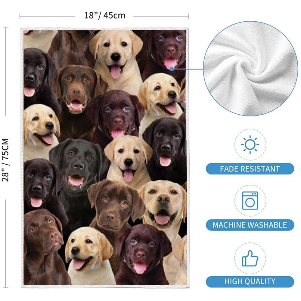 A Bunch Of Labradors Kitchen Towel