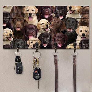A Bunch Of Labradors Key Hanger