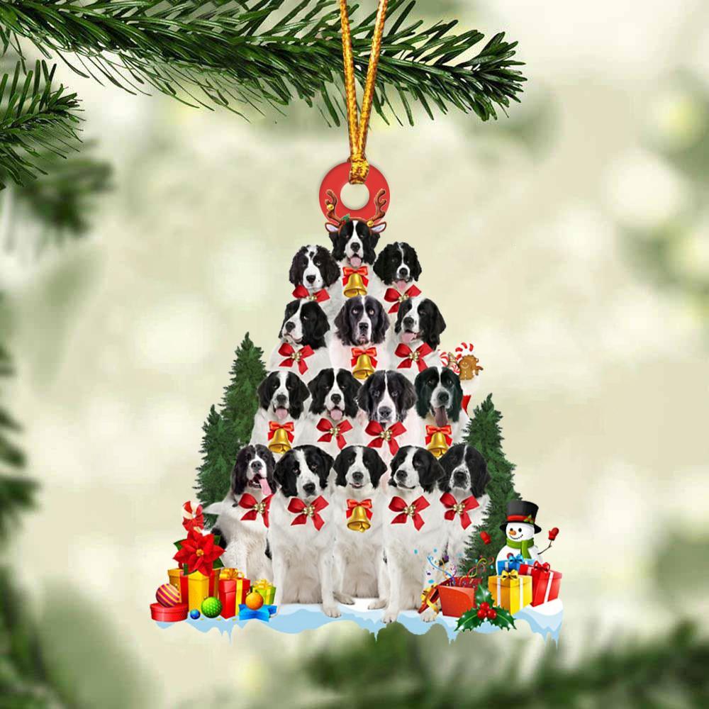Landseer-Dog Christmas Tree Ornament