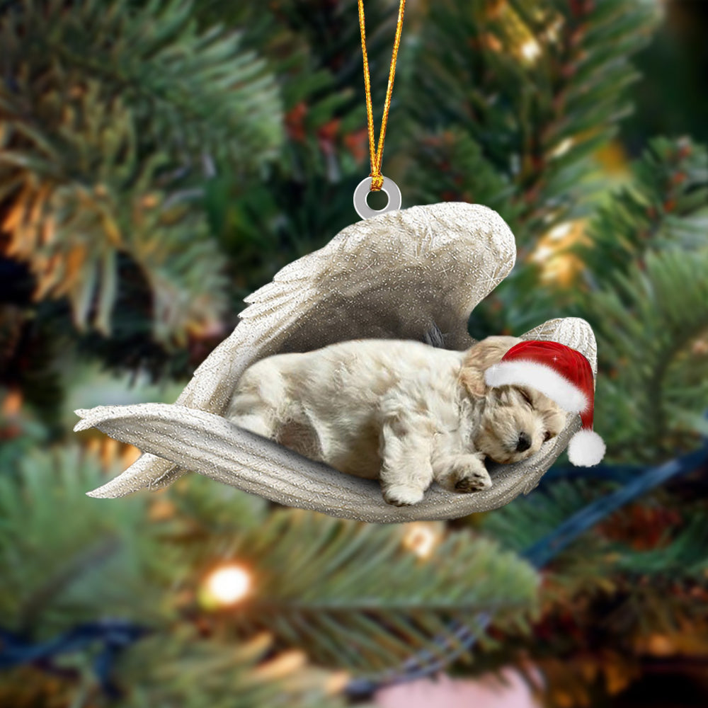 Lhasa Apso Sleeping Angel Christmas Ornament
