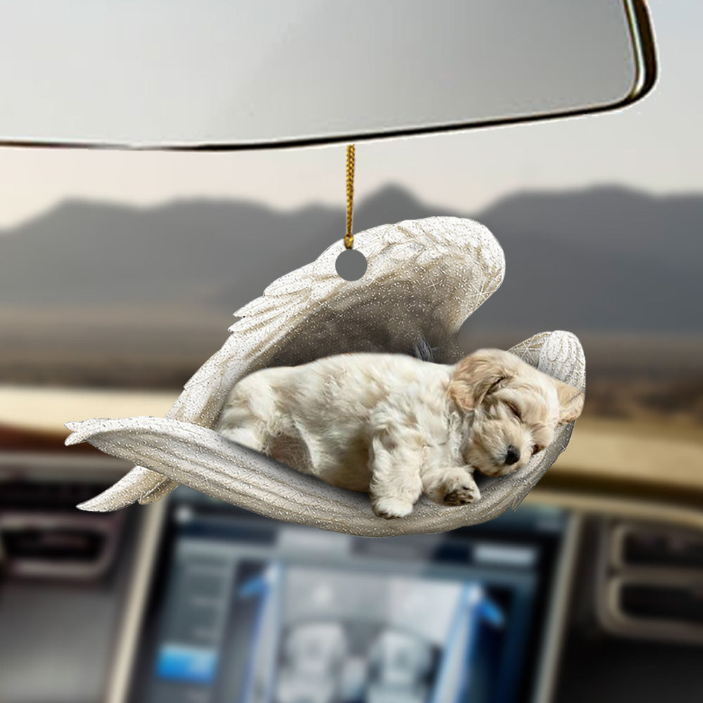 Lhasa Apso Sleeping Angel Ornament Sleeping Angel Car Hanging Ornament
