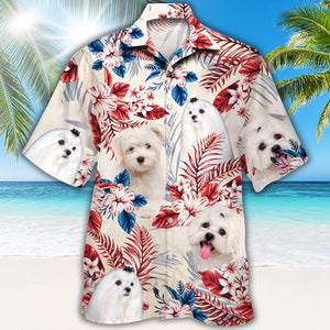 Maltese Hawaiian Shirt