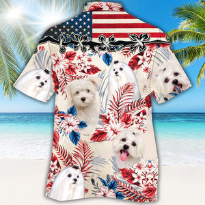 Maltese Hawaiian Shirt