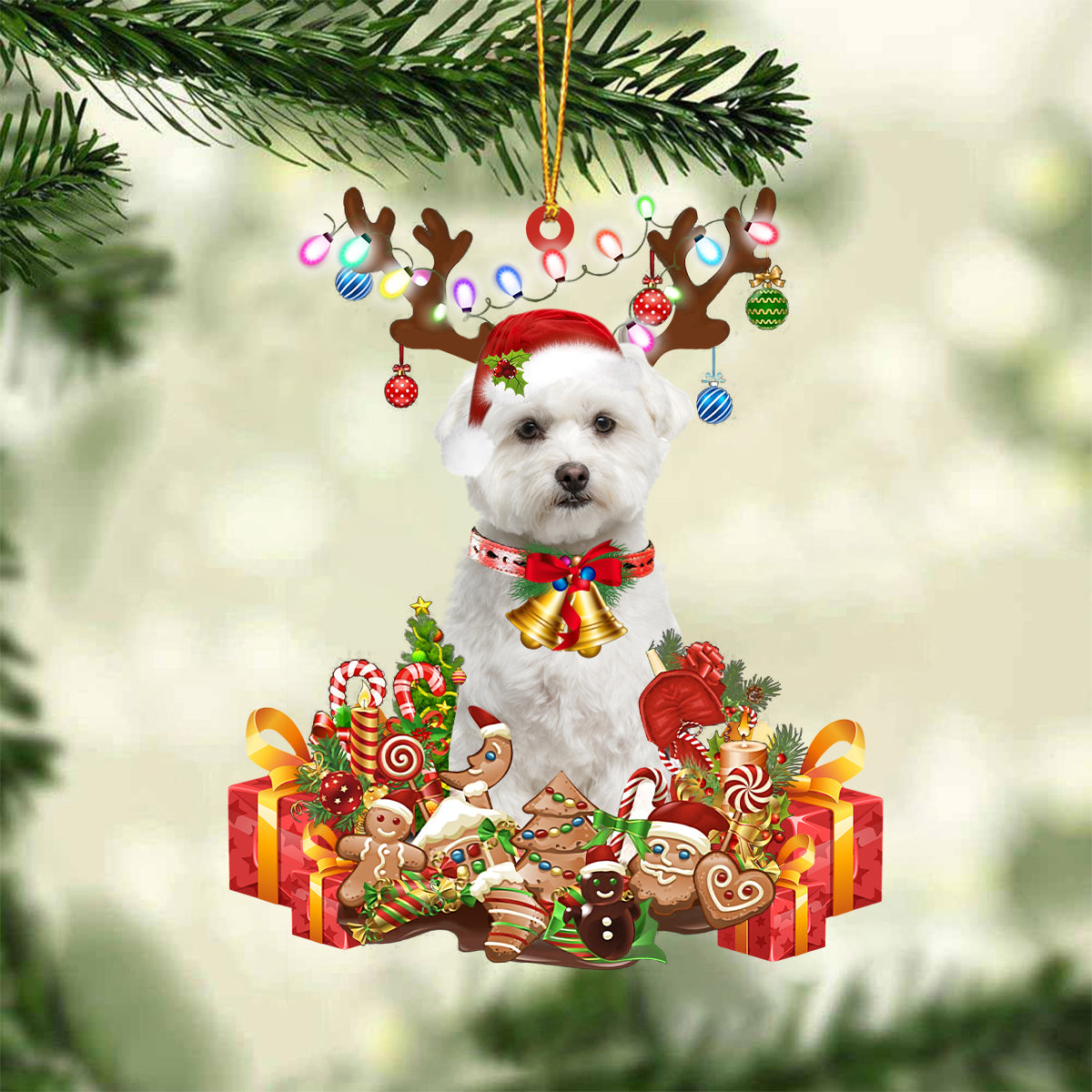 Maltese1 -2022 New Release Christmas Ornament