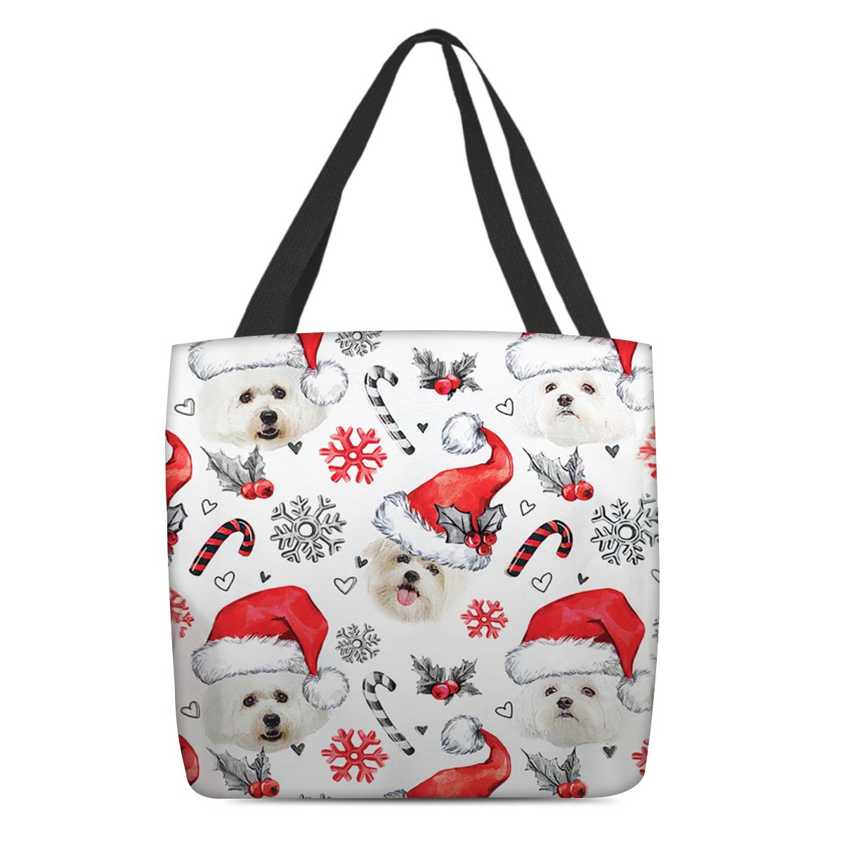 Maltese Merry Christmas Tote Bag