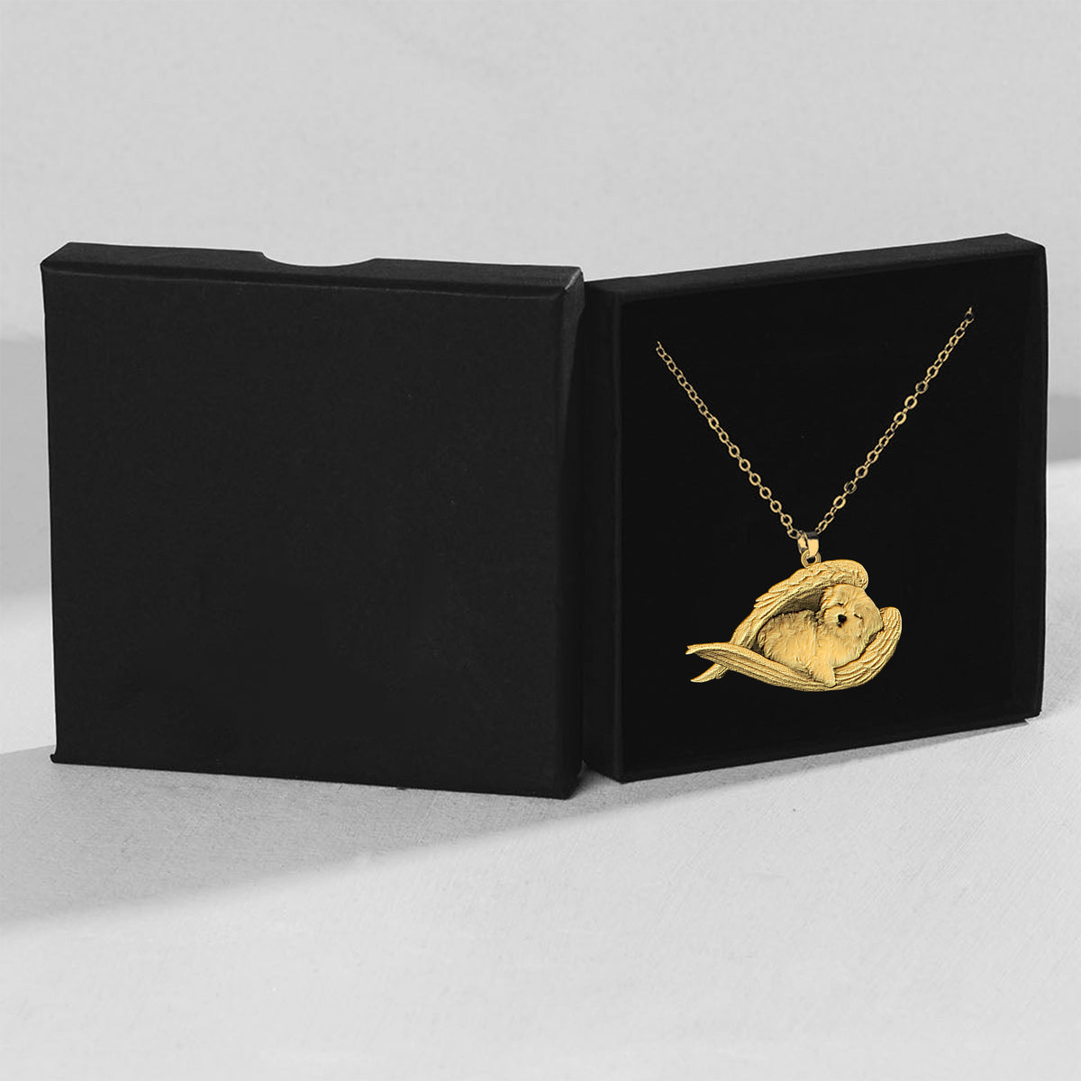 Maltese Sleeping Angel Necklace