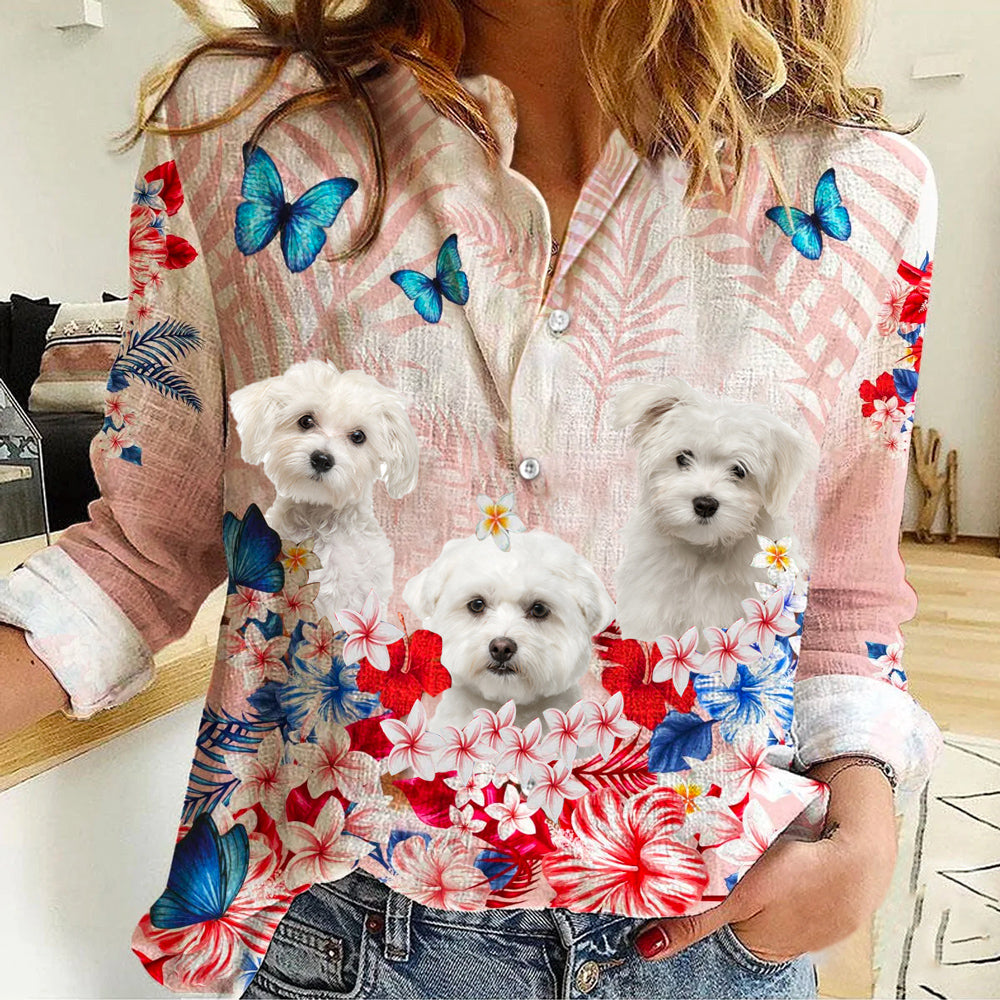 Maltese Floral Casual Shirt