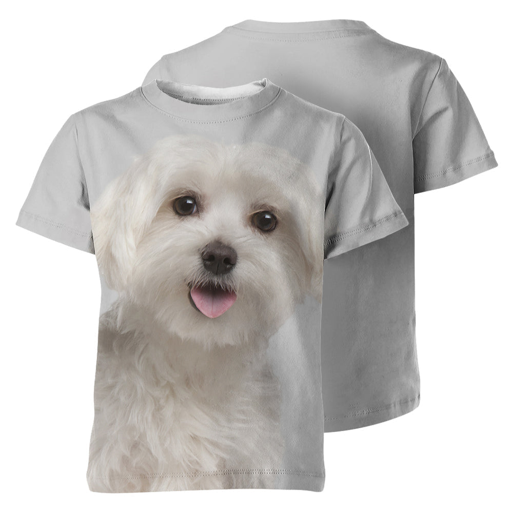 Maltese 3D Graphic Unisex T-shirt