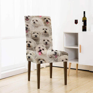 A Bunch Of Malteses Chair Cover/Great Gift Idea For Dog Lovers