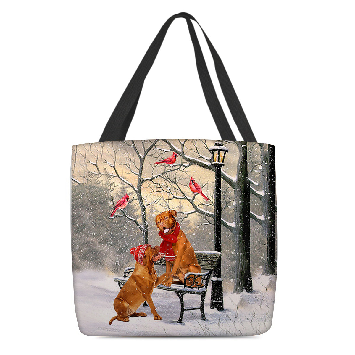 Mastiff  Hello Christmas/Winter/New Year Tote Bag