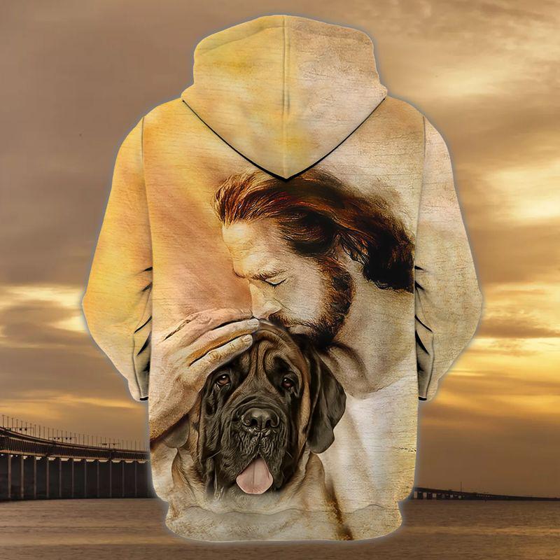 Mastiff With God Unisex Hoodie