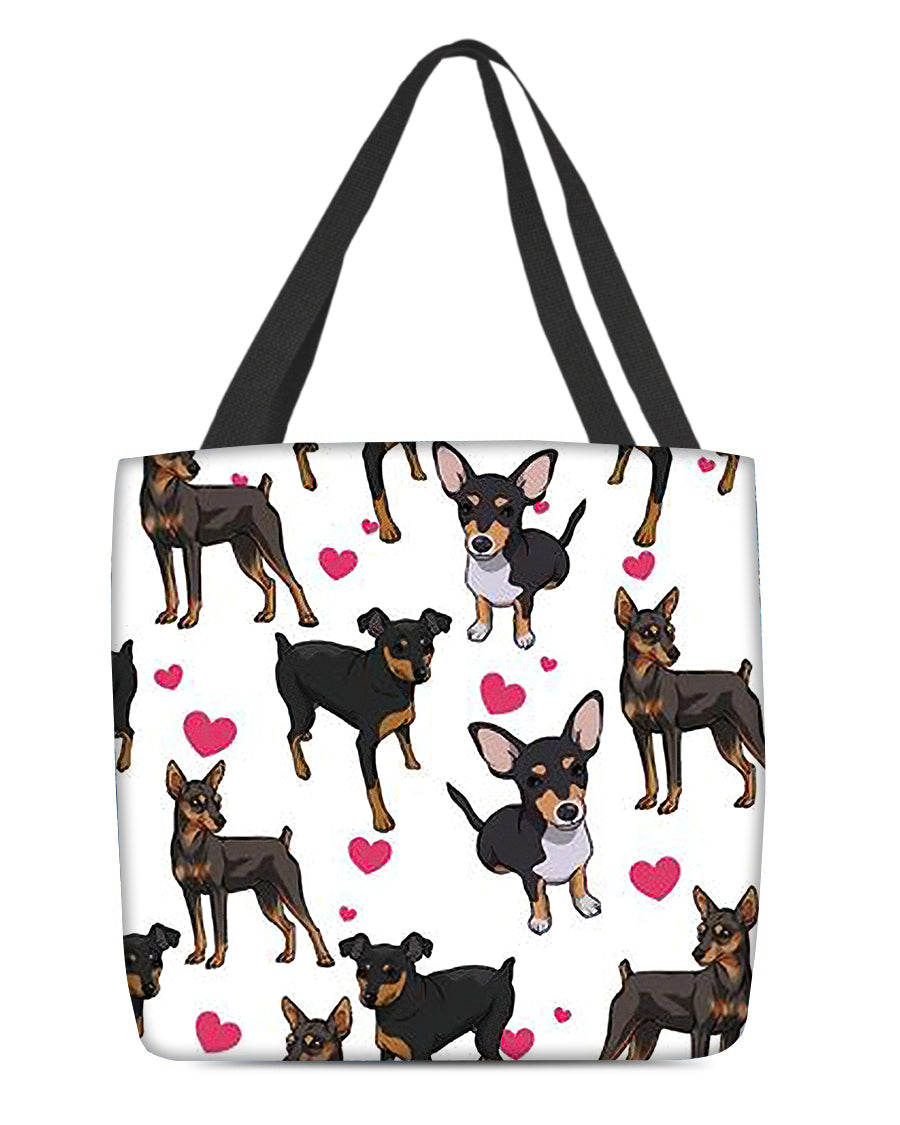 Cute Miniature Pinscher Tote Bag