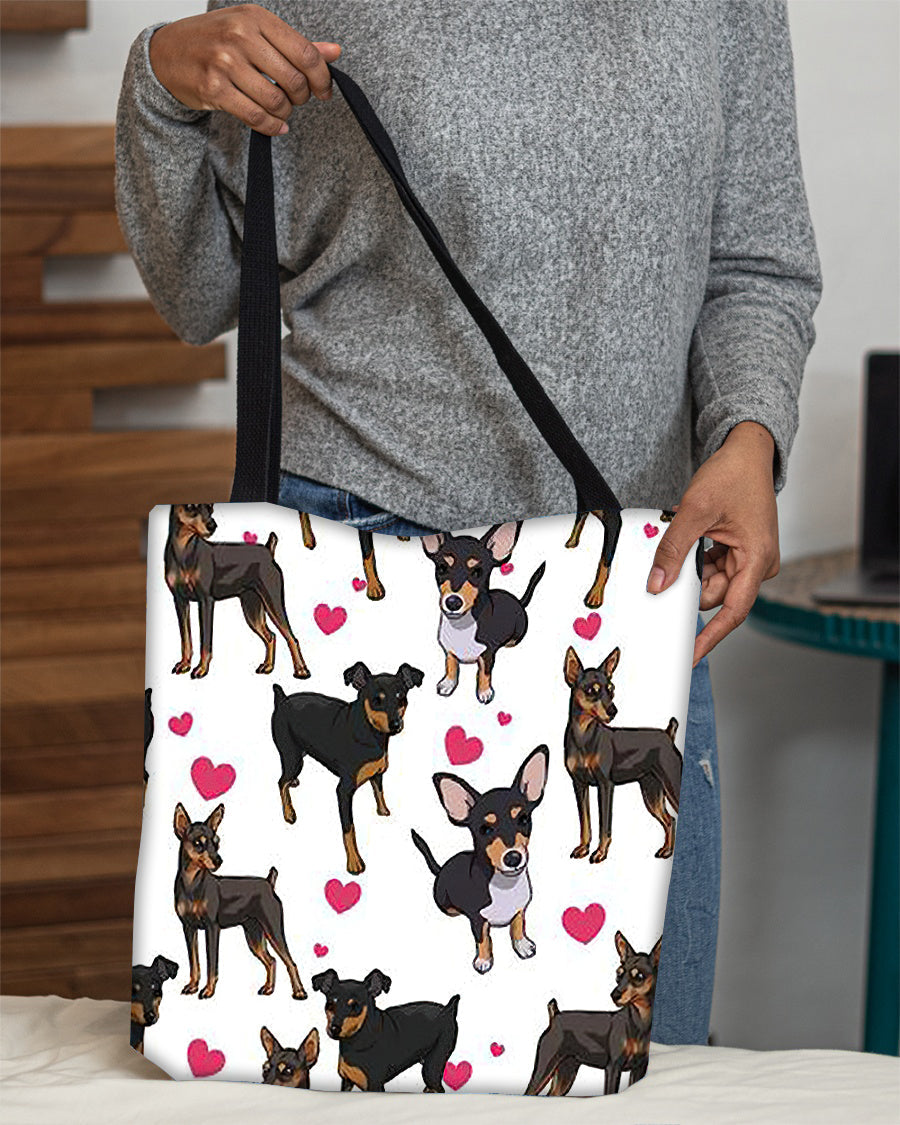 Cute Miniature Pinscher Tote Bag