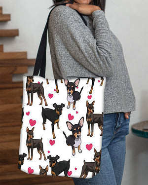 Cute Miniature Pinscher Tote Bag