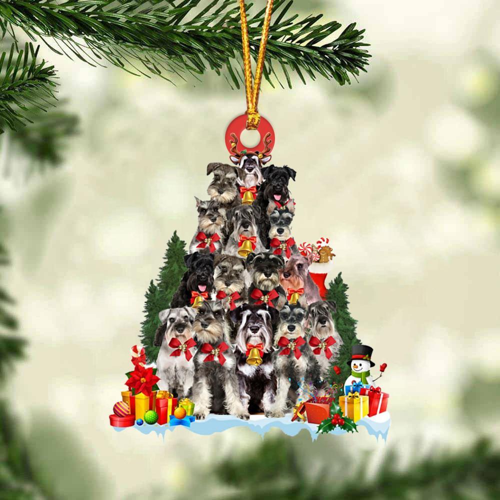 Miniature Schnauzer-Dog Christmas Tree Ornament