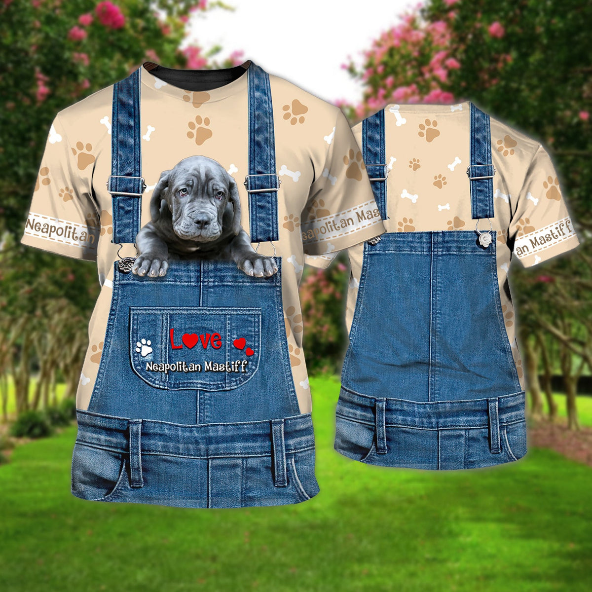Love Neapolitan Mastiff Cute Unisex T-shirt
