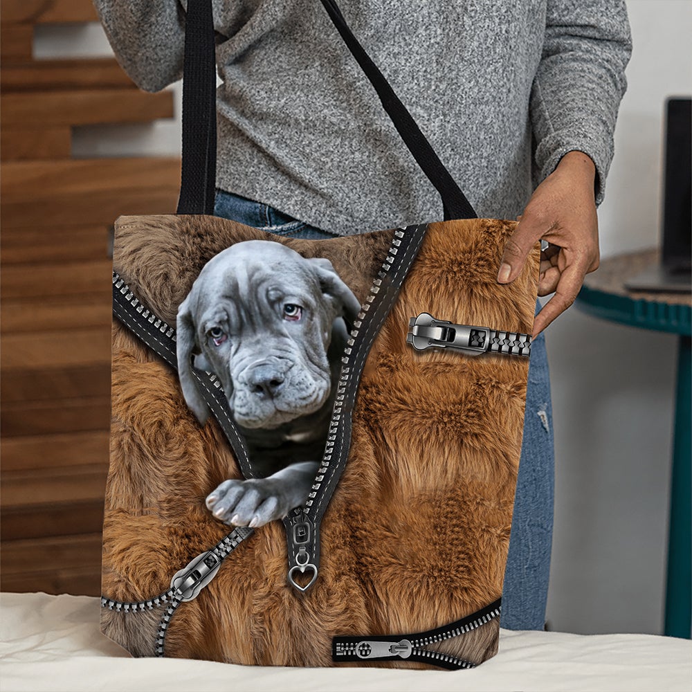 Neapolitan Mastiff All Over Printed Tote Bag