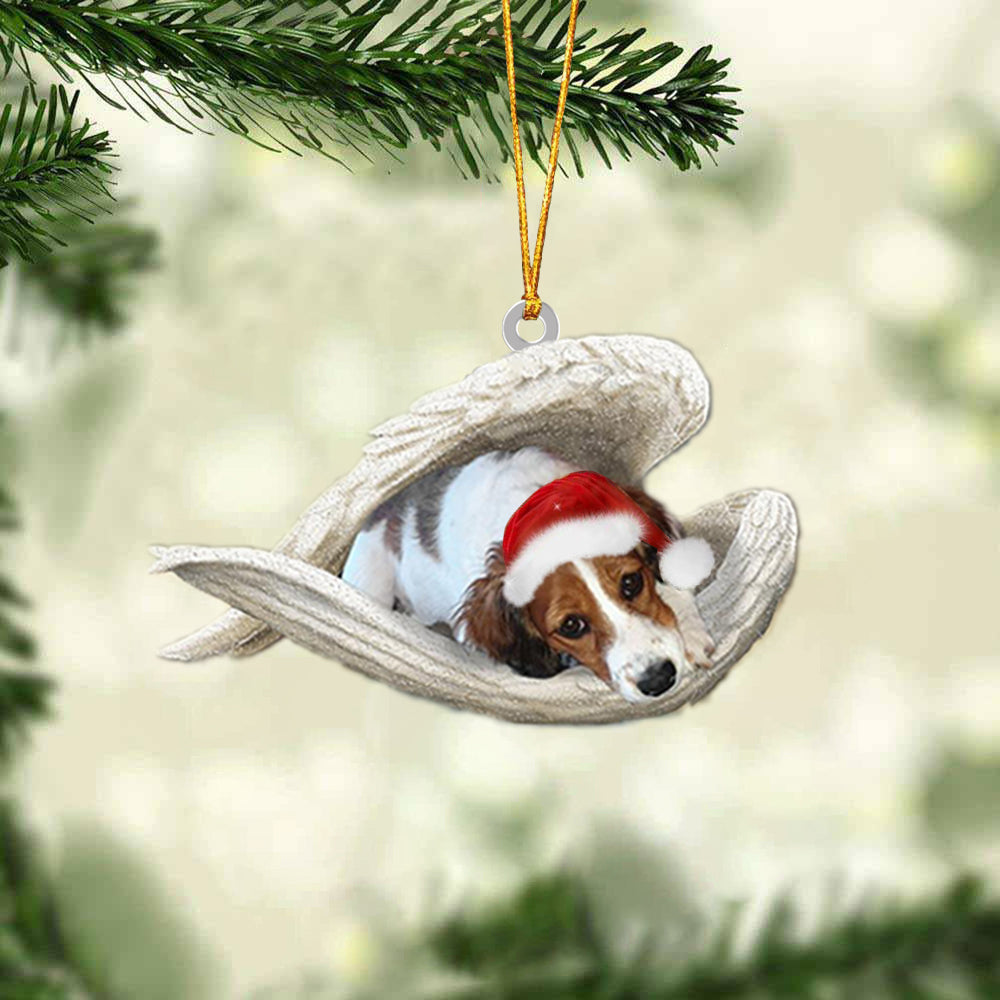 Kooikerhondje Sleeping Angel Christmas Ornament
