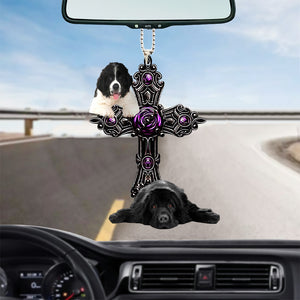Newfoundland Pray For God Car Hanging Ornament