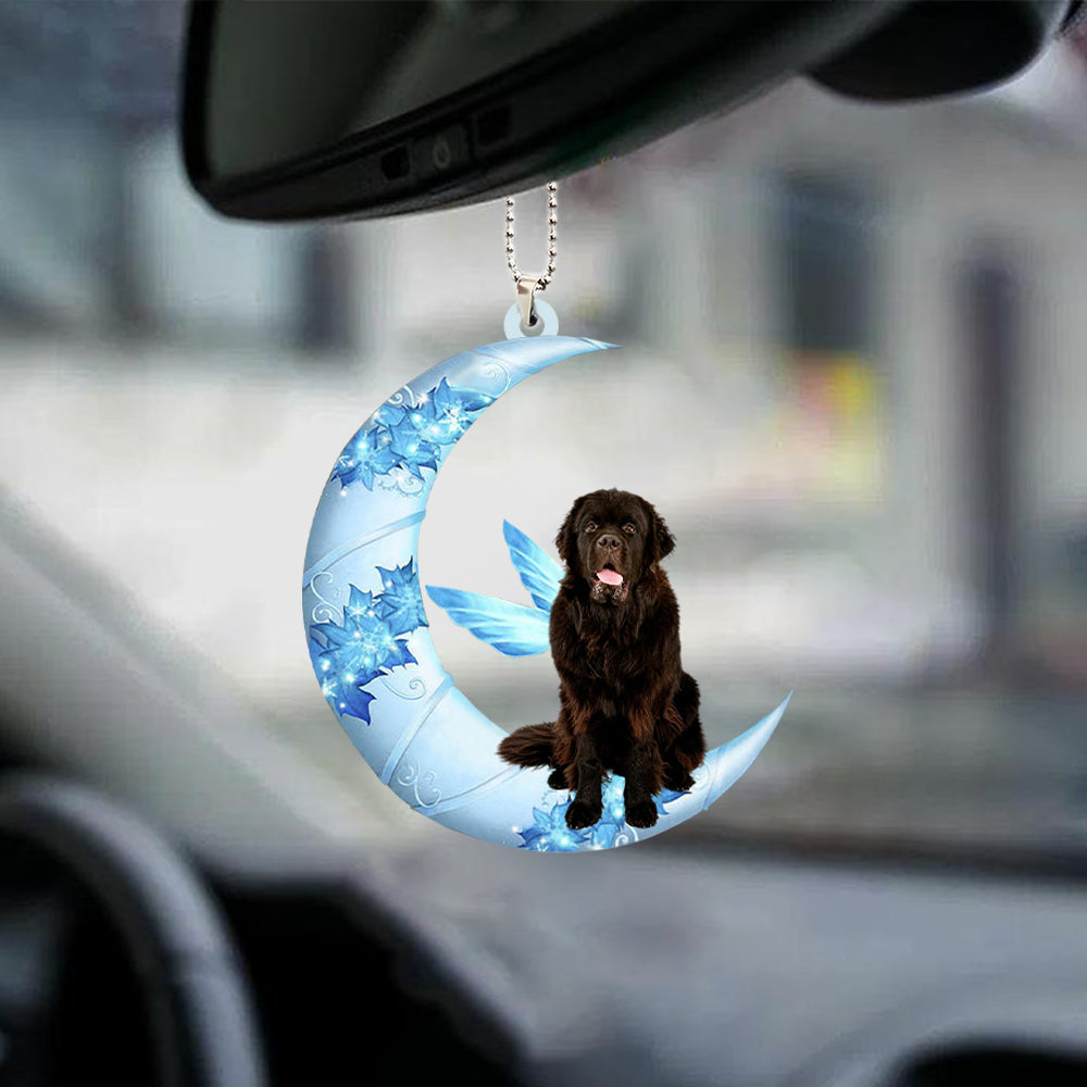 Newfoundland Angel From The Moon Car Hanging Ornament