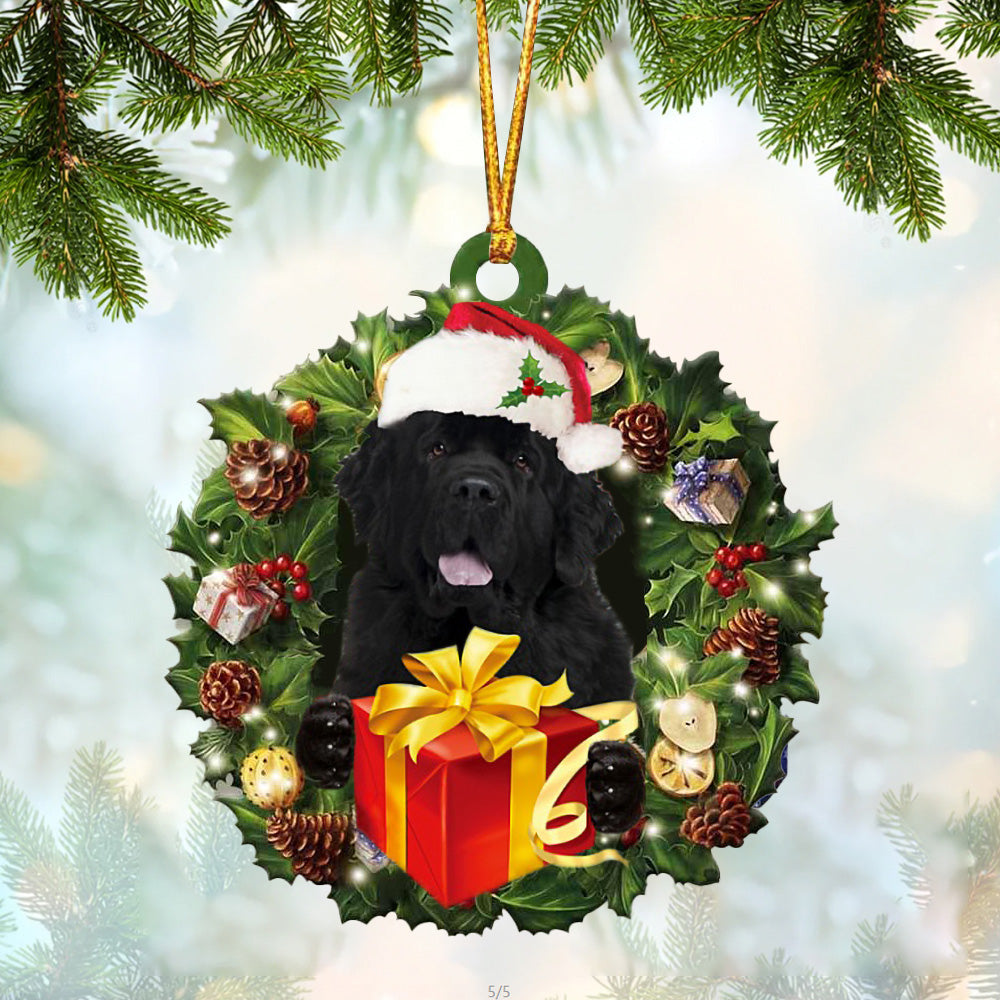 Newfoundland Christmas Gift Hanging Ornament