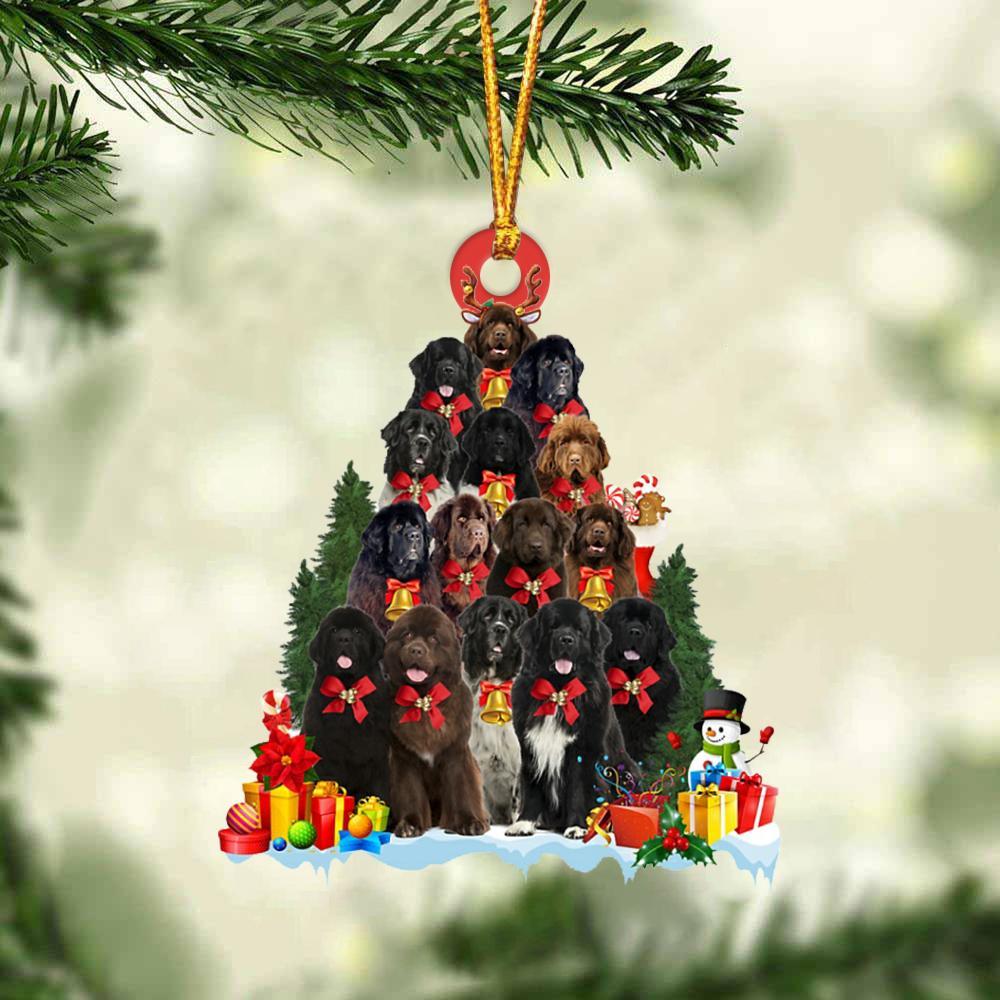 Newfoundland-Dog Christmas Tree Ornament