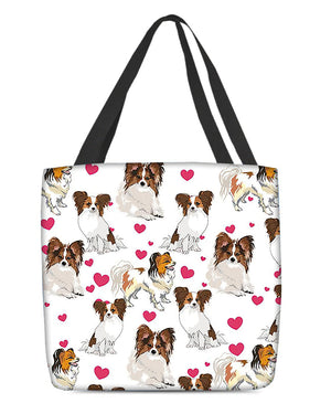 Cute Papillon Tote Bag