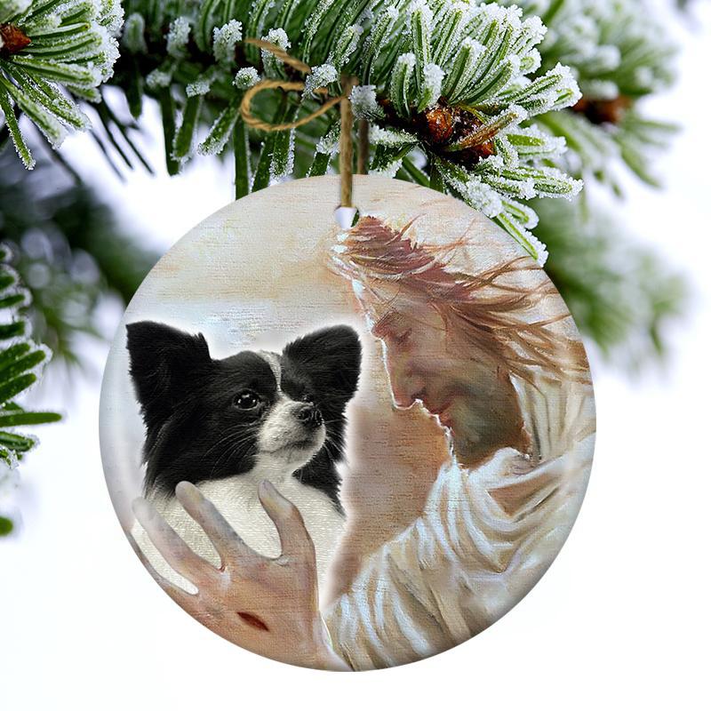 New Release -Papillon With God Porcelain/Ceramic Ornament