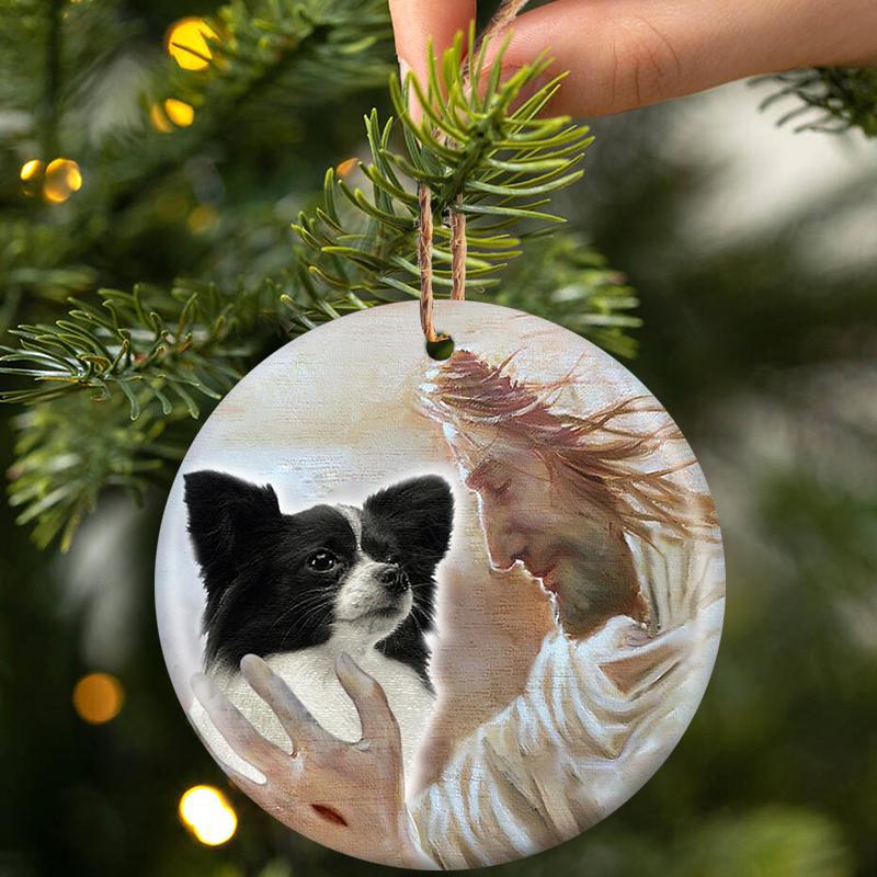 New Release -Papillon With God Porcelain/Ceramic Ornament