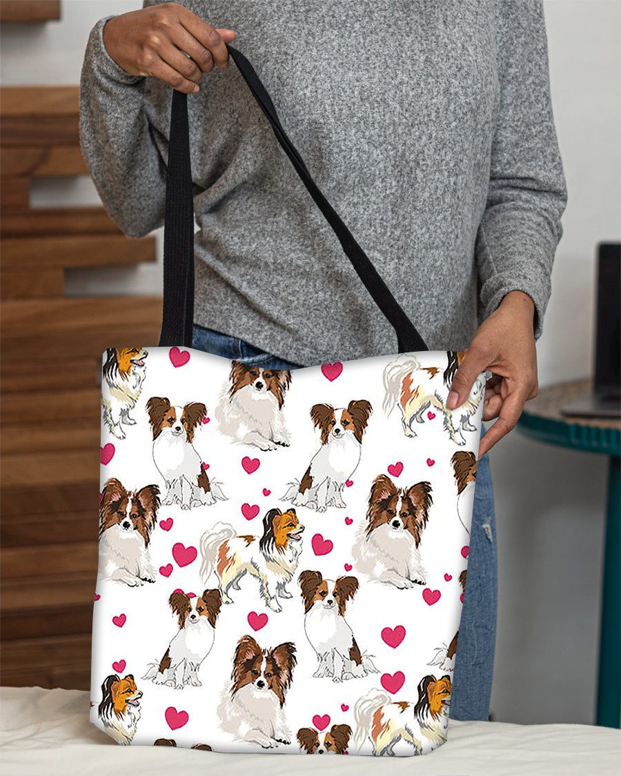 Cute Papillon Tote Bag