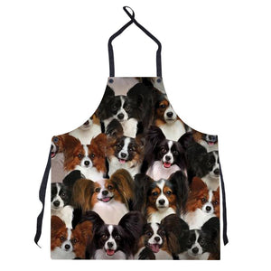 A Bunch Of Papillons Apron/Great Gift Idea For Christmas