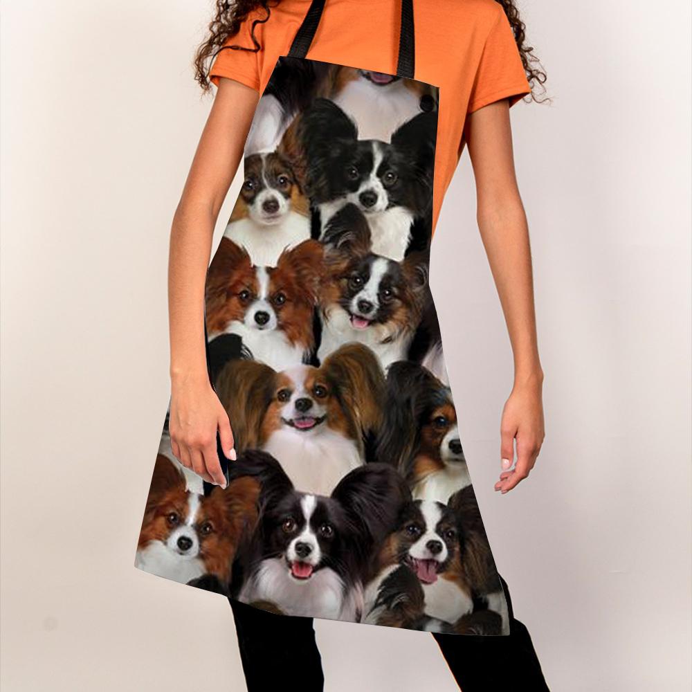 A Bunch Of Papillons Apron/Great Gift Idea For Christmas