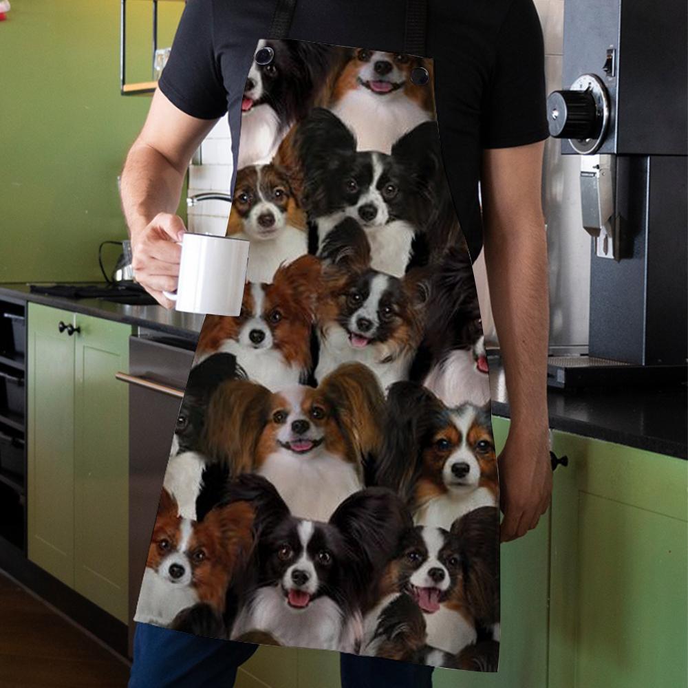 A Bunch Of Papillons Apron/Great Gift Idea For Christmas