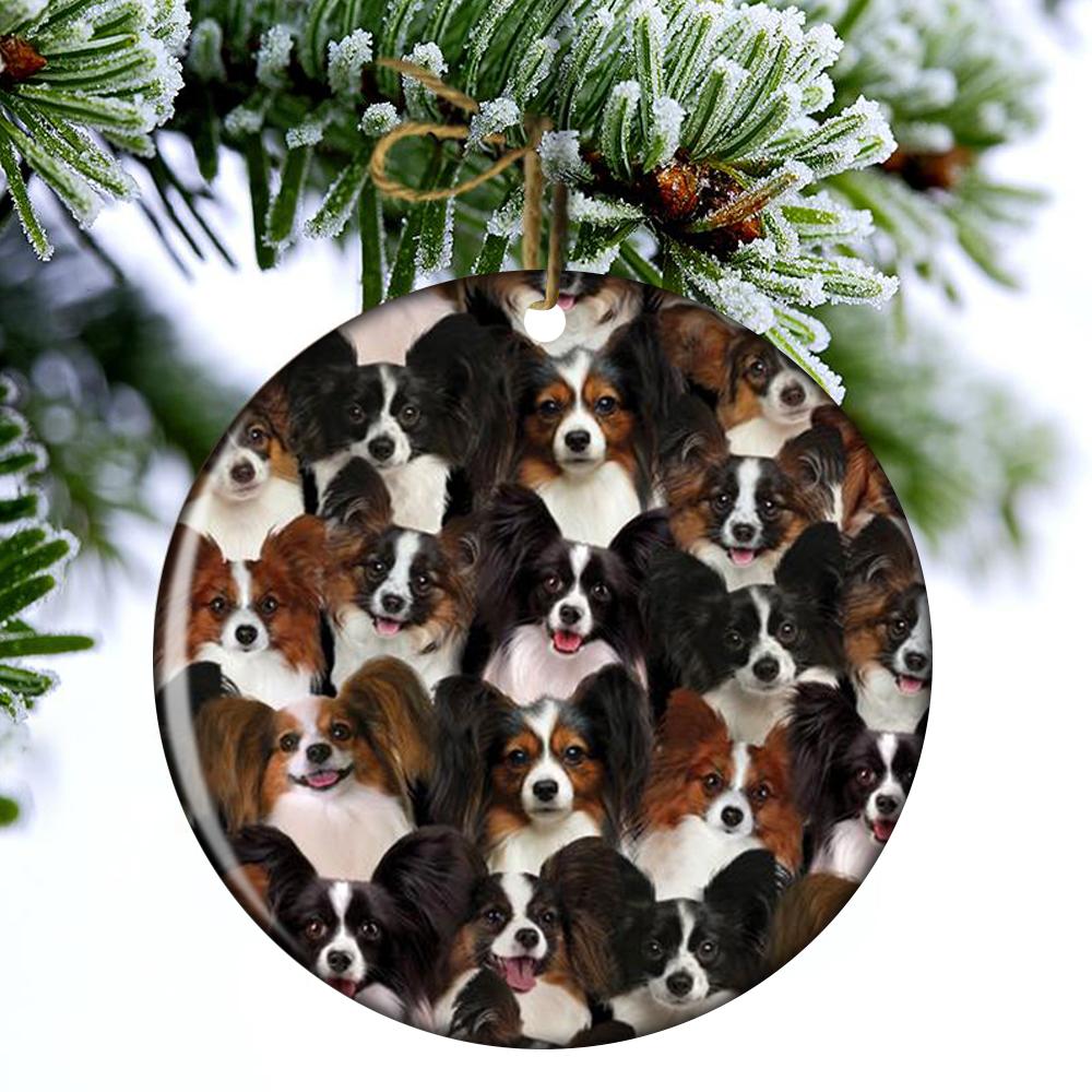 A Bunch Of Papillons Porcelain/Ceramic Ornament