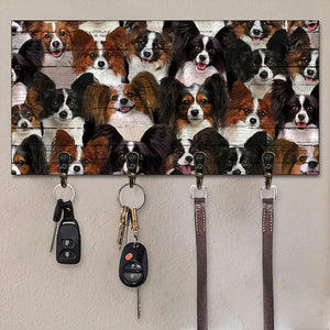 A Bunch Of Papillons Key Hanger