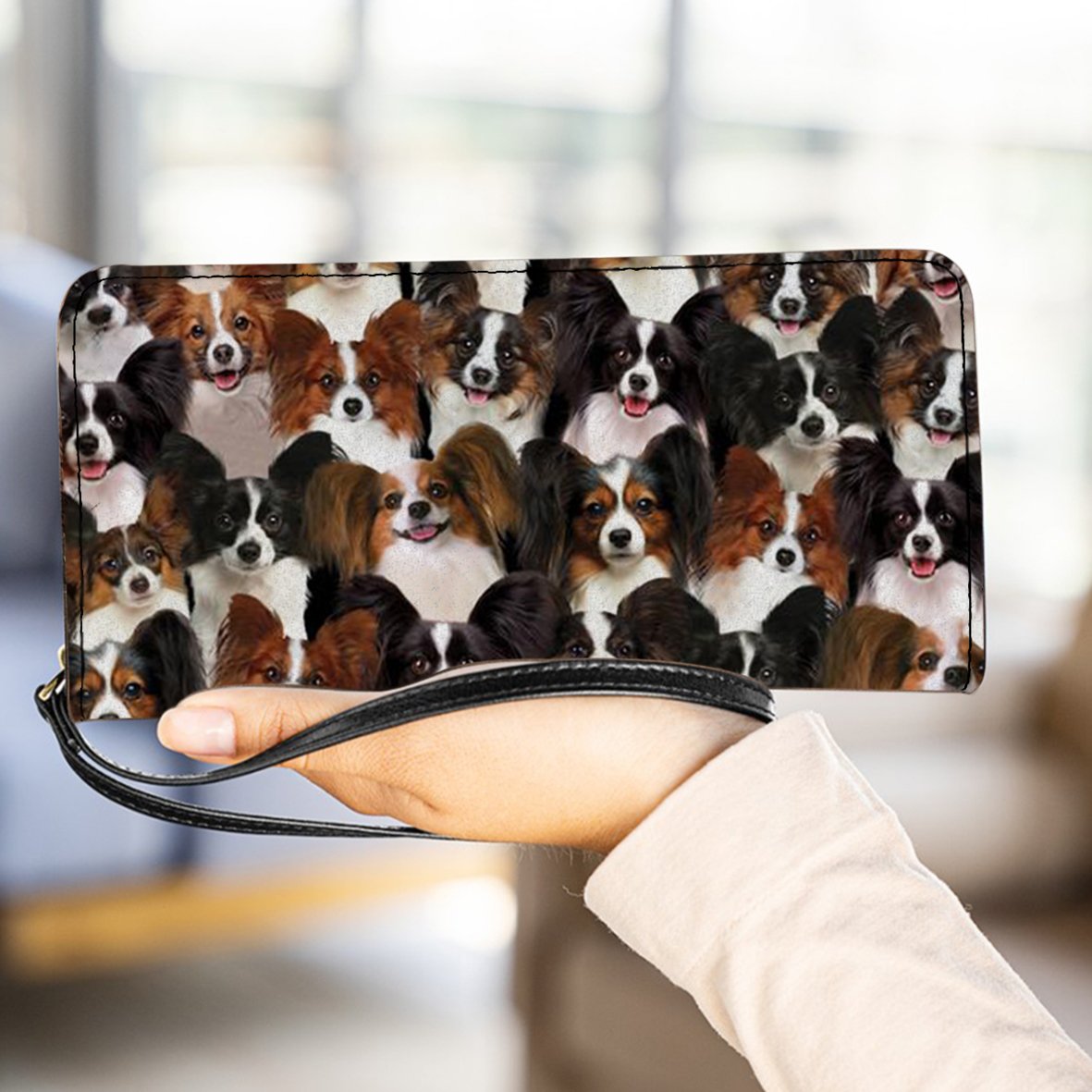 A Bunch Of Papillons Clutch Purse