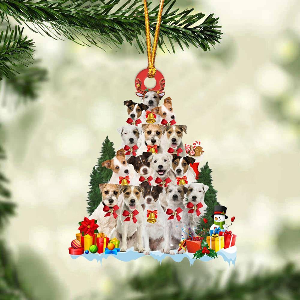 Parson Russell Terrier-Dog Christmas Tree Ornament