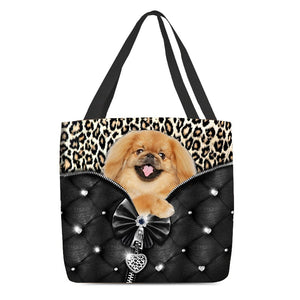 2022 New Release Pekingese All Over Printed Tote Bag