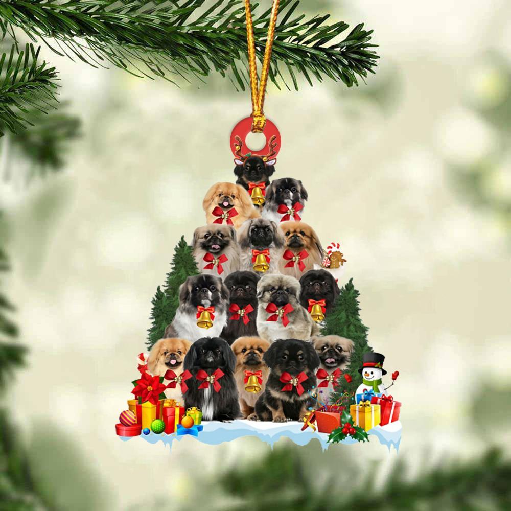 Pekingese-Dog Christmas Tree Ornament