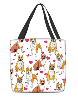 Cute Pit Bull Tote Bag
