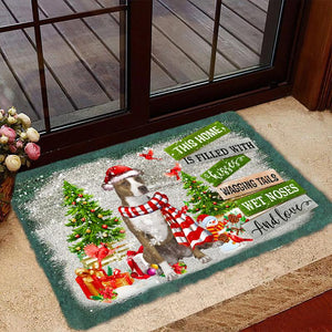 This Home Is Filled With Kisses/Pit Bull Doormat