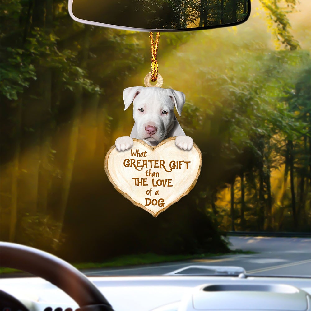 Pitbull 1 Greater Gift Car Hanging Ornament