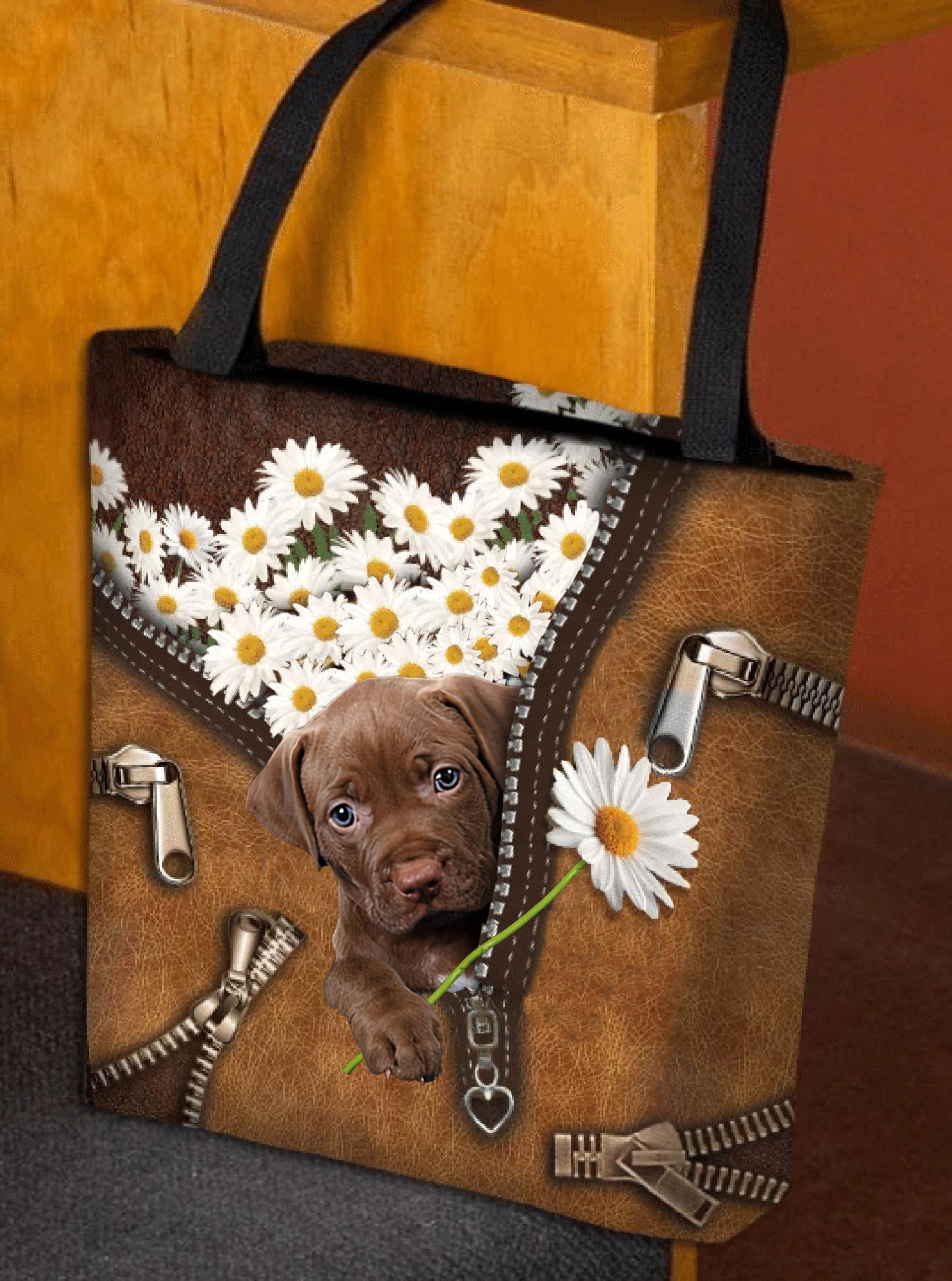 Pitbull Daisy Women Tote Bag