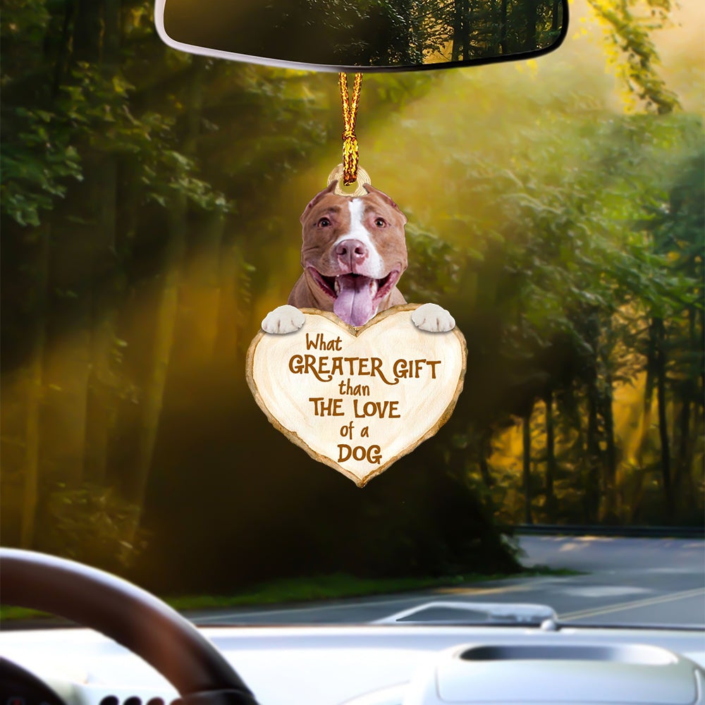 Pitbull 5 Greater Gift Car Hanging Ornament